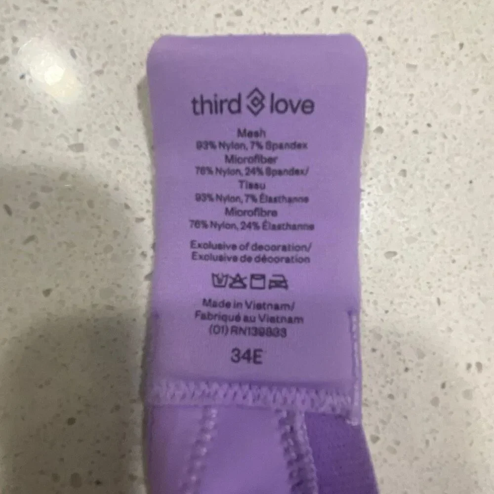 ThirdLove bra size 34E